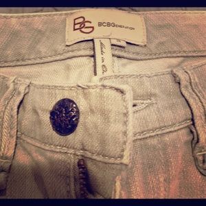 BCBG skinny grey jeans sz 26
